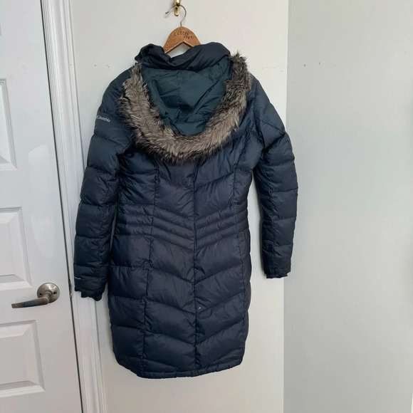 Women's Columbia 650 down Black Puffer Jacket S - Picture 5 of 7